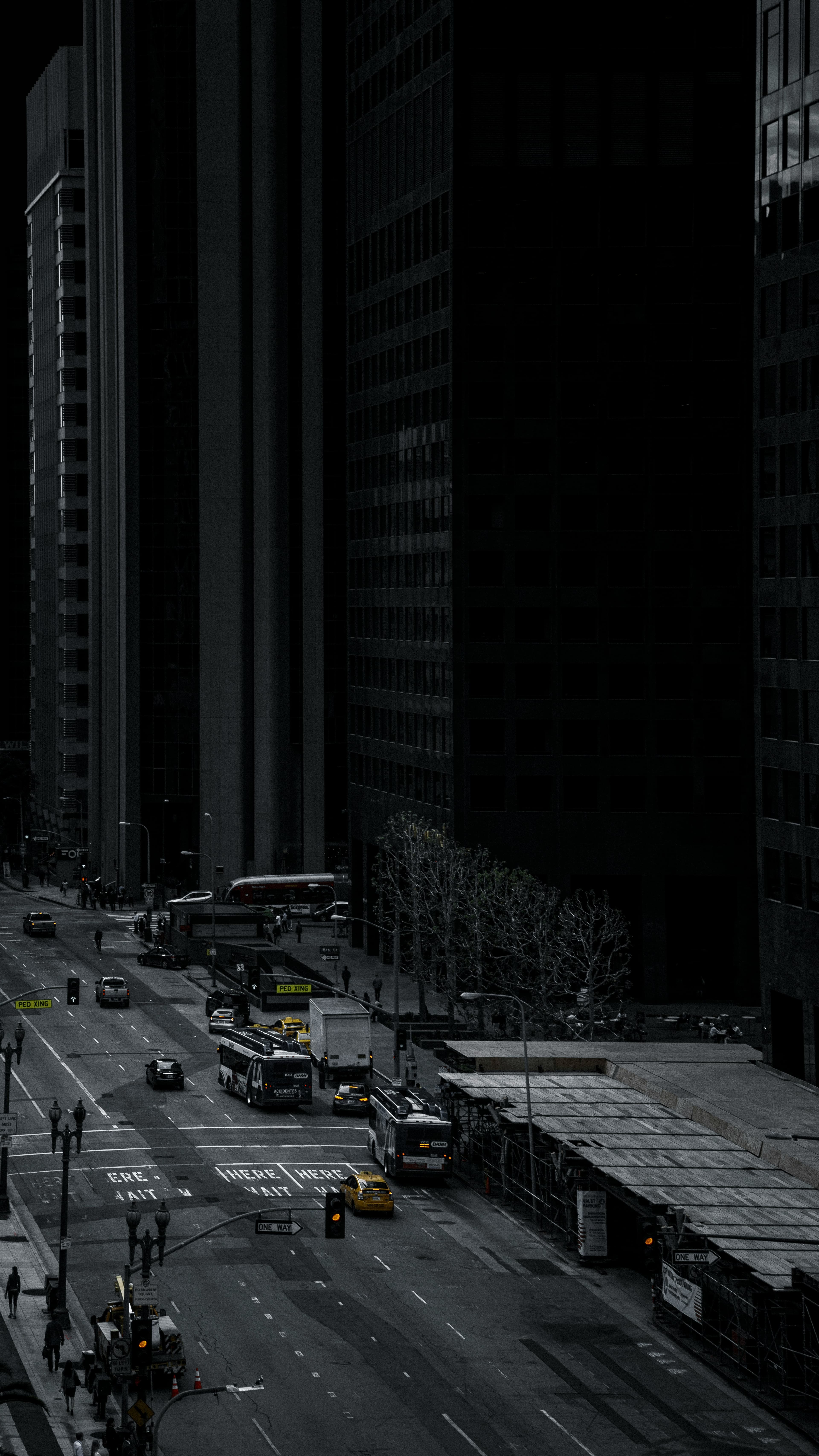 Minimalist black and white photography